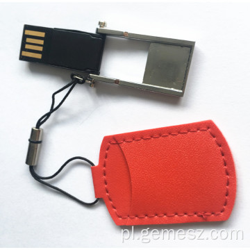 Prezent Skórzana pamięć USB MINI USB 2.0 3.0